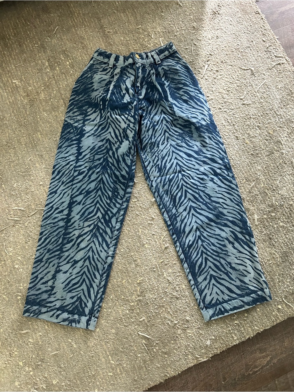 Big Bud Press Blue Denim Mid-Rise Trousers